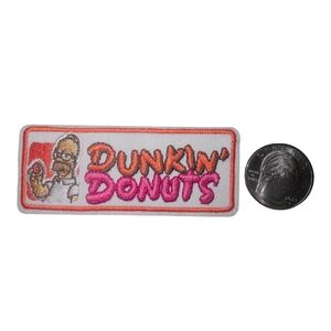 Dunkin' Donuts Homer Simpson Iron On Patch